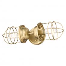  9808-2W BCB - Seaport 2-Light Wall Sconce in Brushed Champagne Bronze